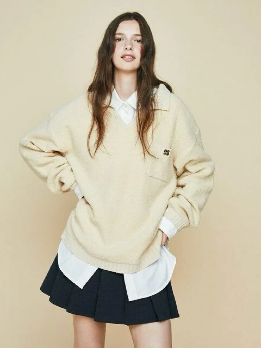 Glowny Boyfriend Sweater 글로니 보이프렌드 스웨터